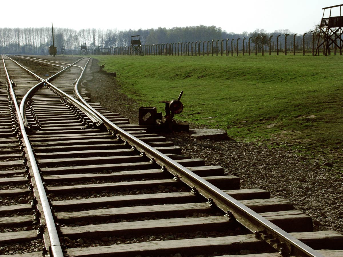 auschwitz camp train tracks poland the food quest