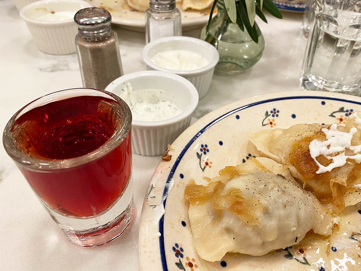 best brooklyn restaurants pierogies raspberry vodka polish the food quest