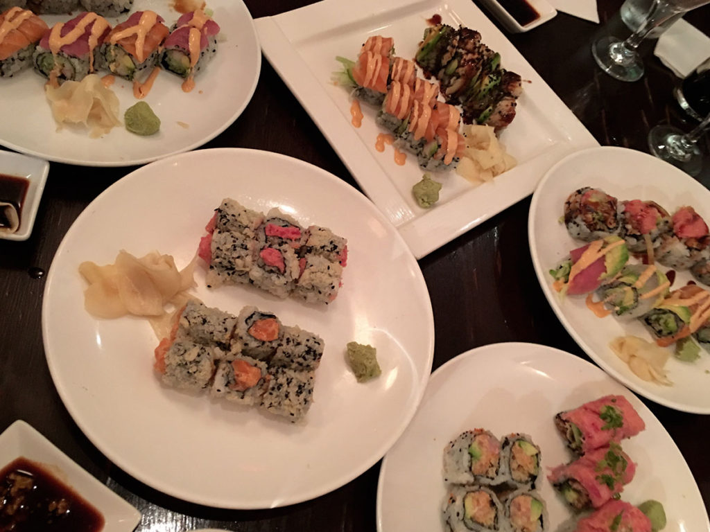 quest for the best truffle spicy tuna and truffle spicy salmon rolls at poke restaurant nyc