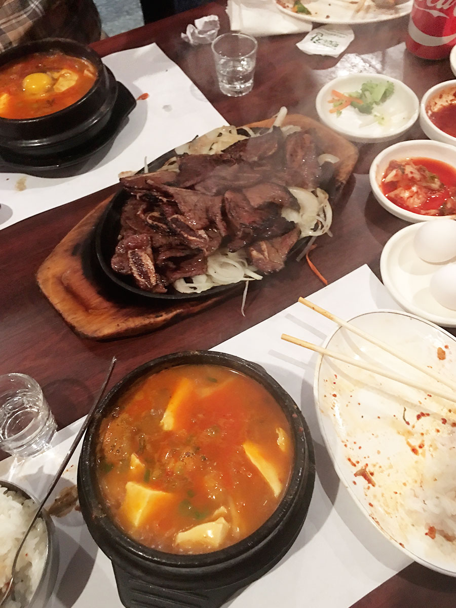 short ribs and tofu soup 